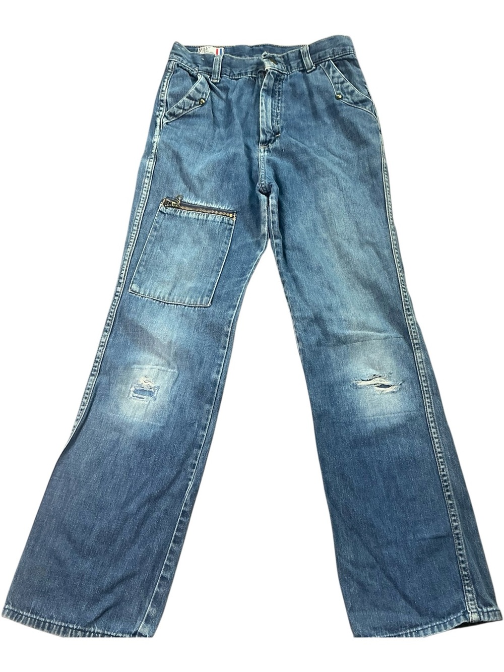Vintage 70s Billy the Kid boot cut jeans 23 x 26 USA made